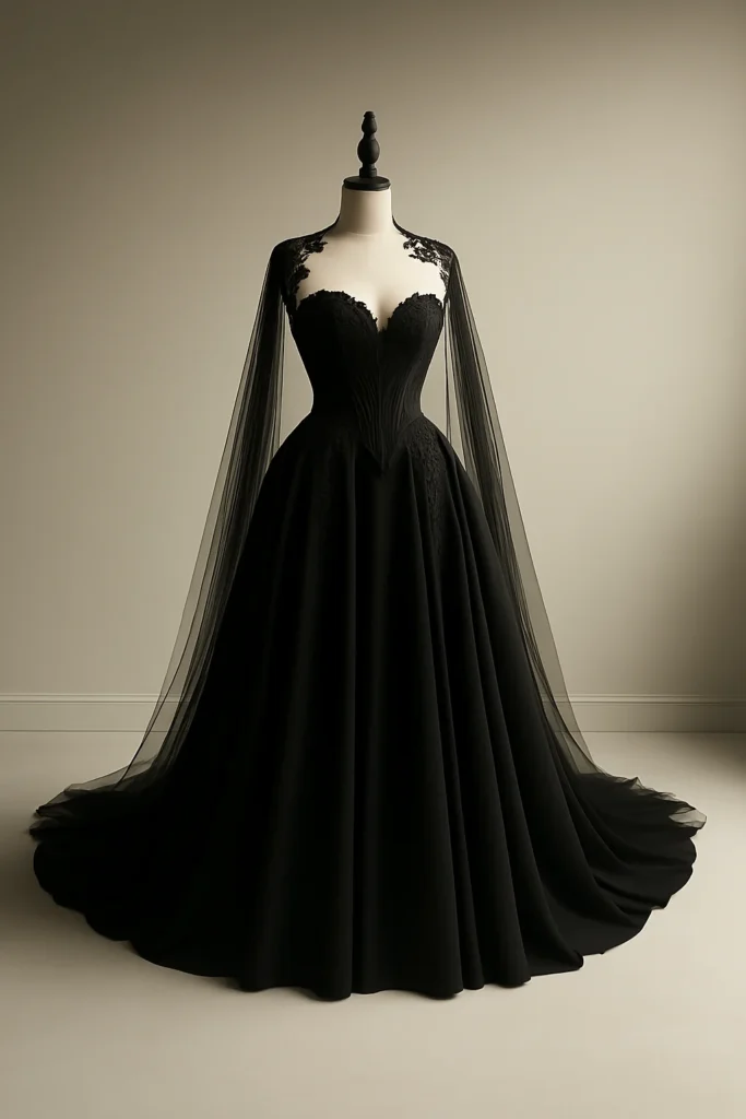 Black Wedding Dress