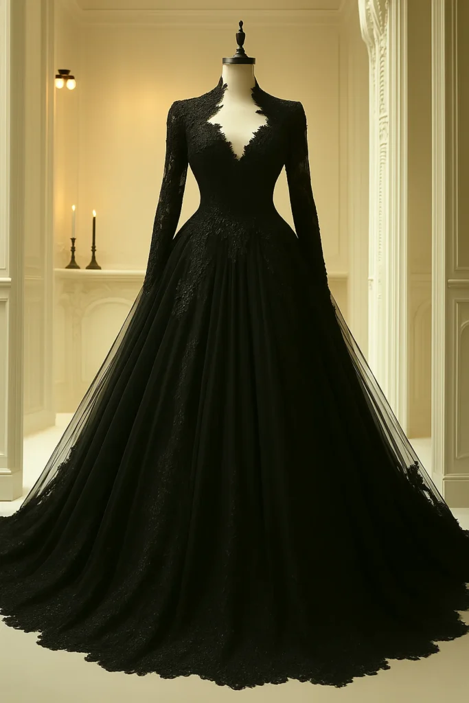 Black Wedding Dress