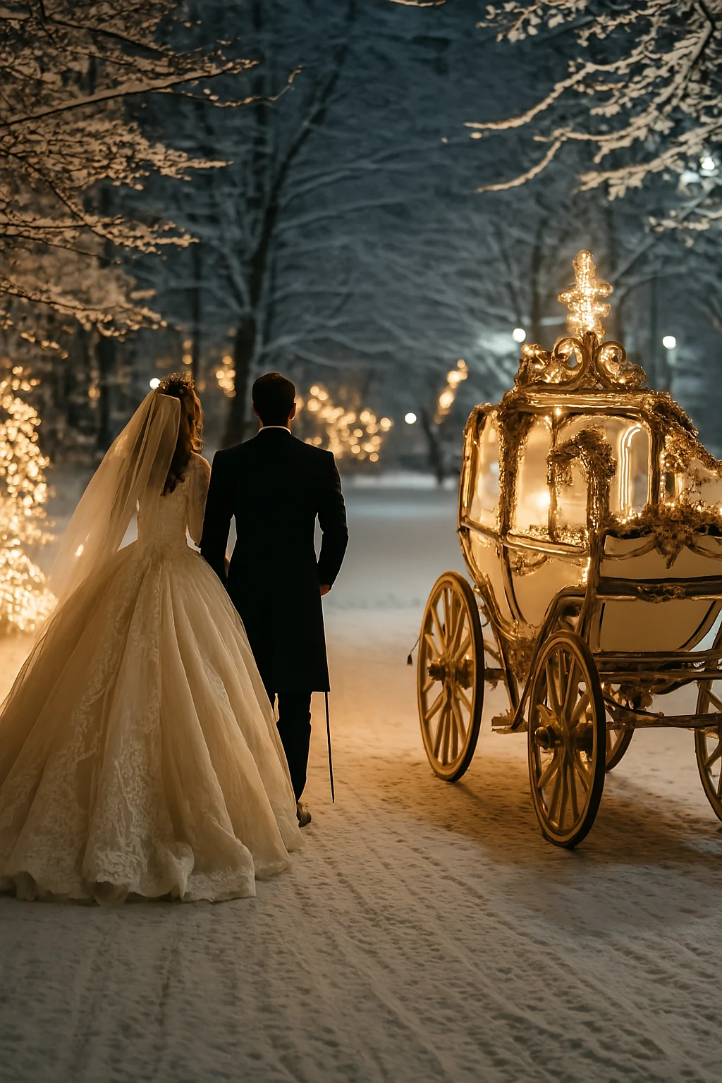 winter wedding decor