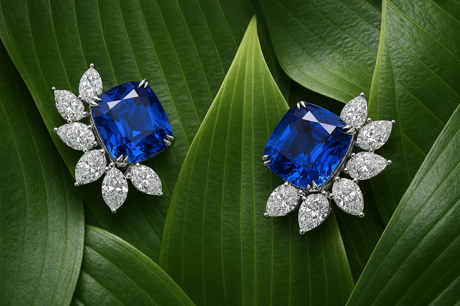 sapphire earrings