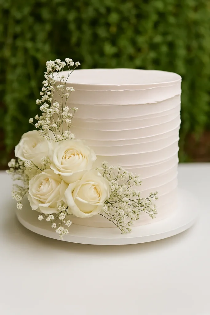 Simple and Classic Wedding Cakes