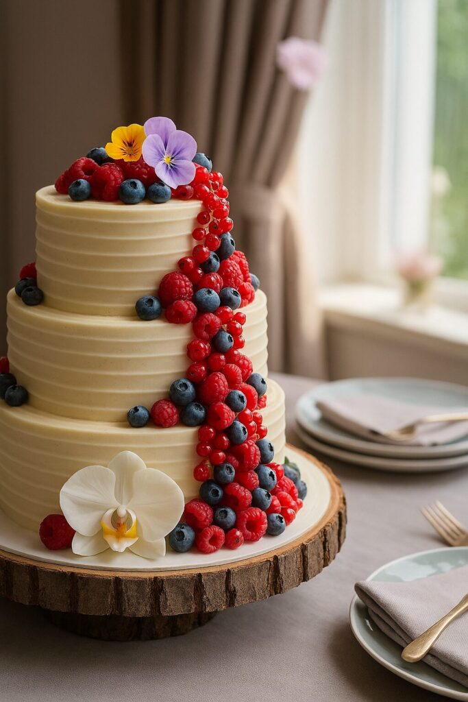 Red Wedding Cake