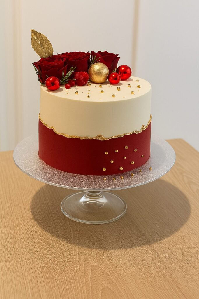 Red Wedding Cake