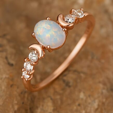 Opal Wedding Ring