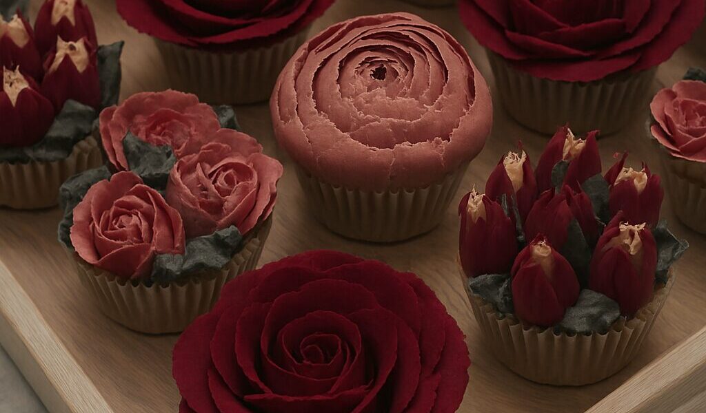 Old-School Wedding Aesthetic cup cakes