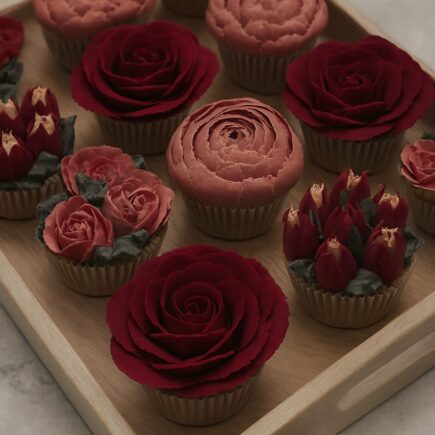 Old-School Wedding Aesthetic cup cakes