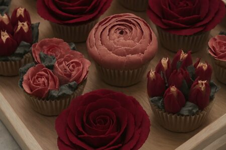 Old-School Wedding Aesthetic cup cakes