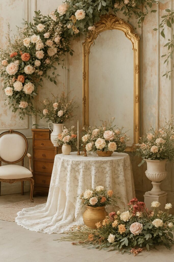 Vintage Old-School Wedding Décor
