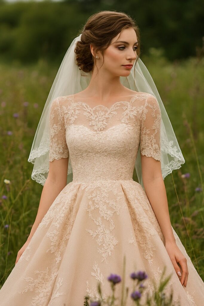 Special and Unique Vintage Wedding Dress