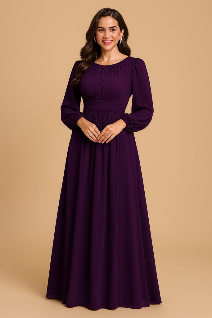 Bridesmaid at a wedding.