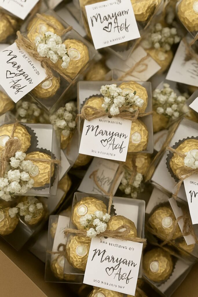 Cute Wedding Guest Favors
