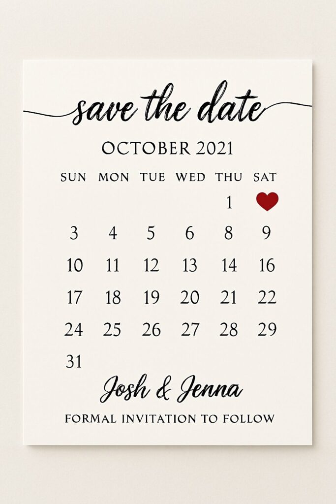 wedding date 
