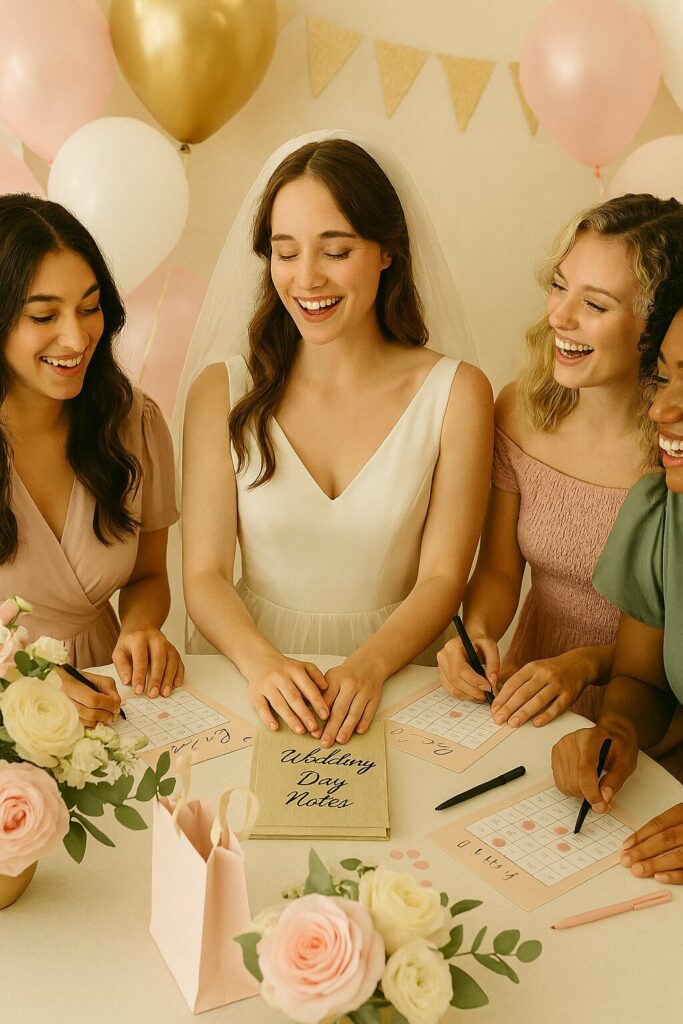 Group of bridesmaids.