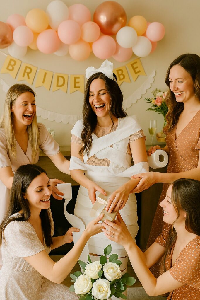 Group of bridesmaids.