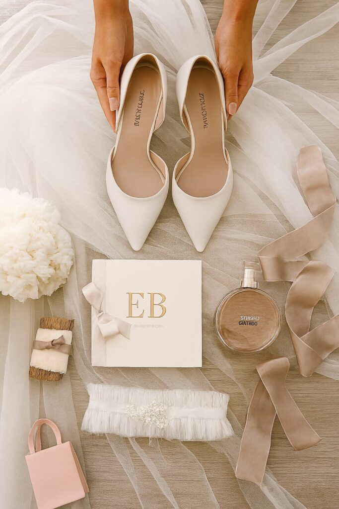 Bridesmaid duties on the wedding day