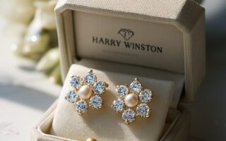 Elegant bridal wedding earrings for brides