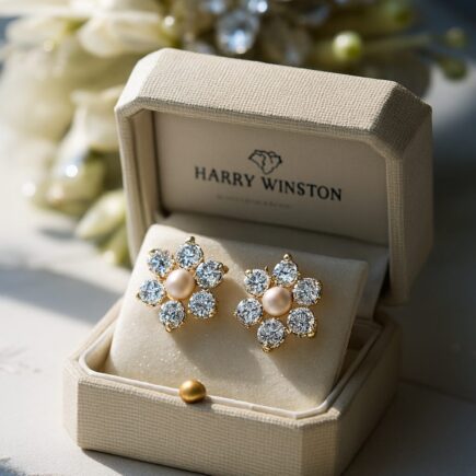 Elegant bridal wedding earrings for brides