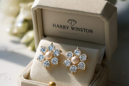 Elegant bridal wedding earrings for brides