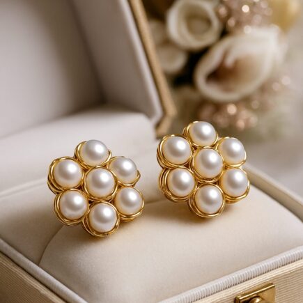 Elegant bridal wedding earrings for brides