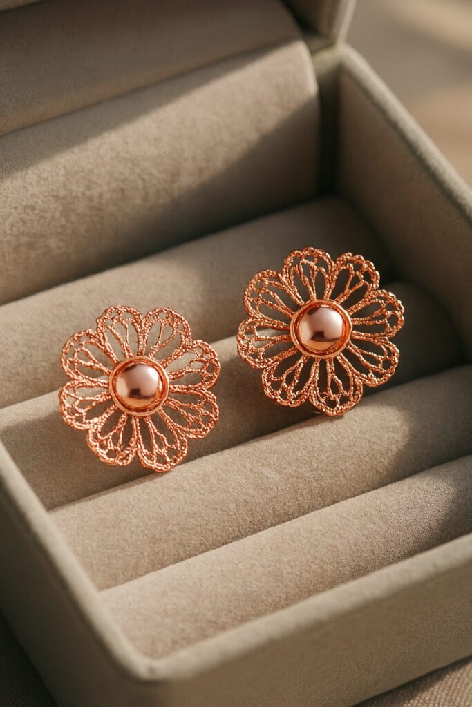 Elegant bridal wedding earrings for brides