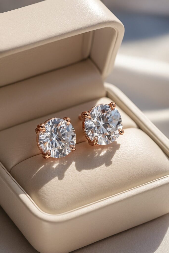 Elegant bridal wedding earrings for brides