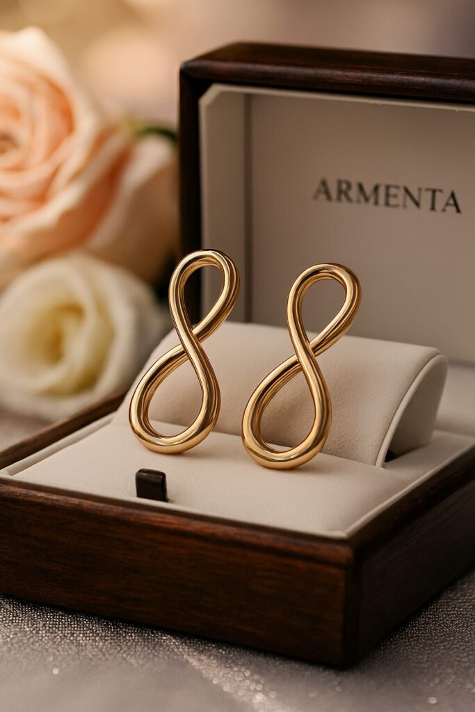 Elegant bridal wedding earrings for brides