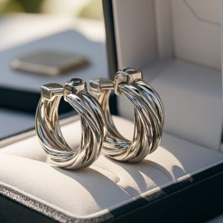 Elegant bridal wedding earrings for brides