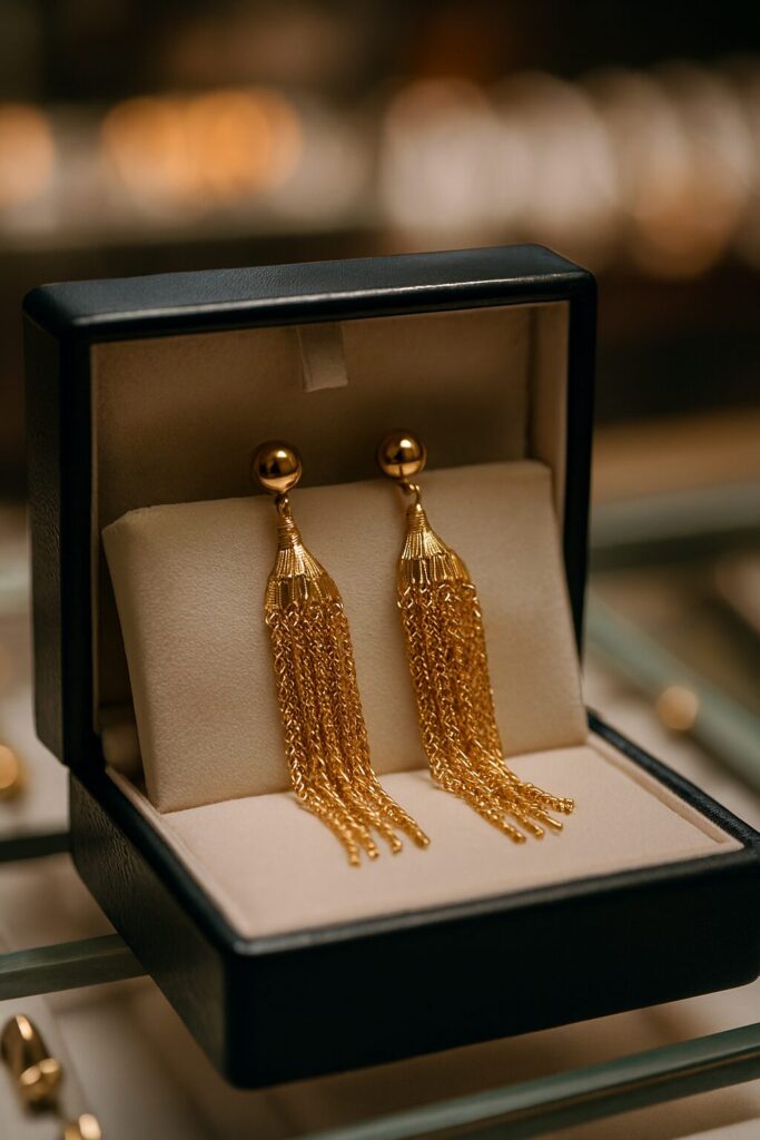 Elegant bridal wedding earrings for brides