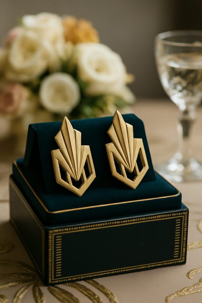 Elegant bridal wedding earrings for brides