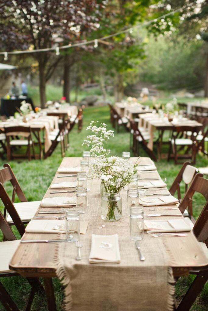 Beautiful wedding celebration on a budget