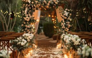 Beautiful wedding celebration on a budget