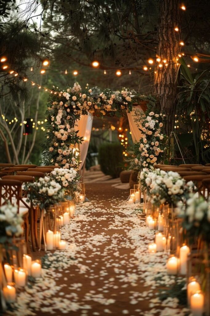 Beautiful wedding celebration on a budget