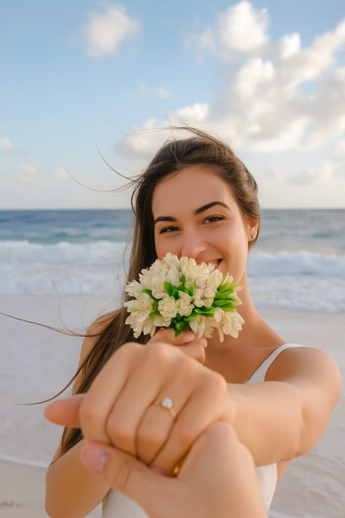 Beautiful beach wedding setup with elegant details