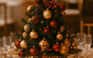 Magical Christmas wedding ceremony
