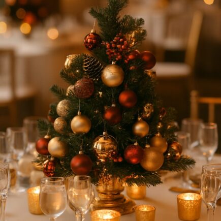 Magical Christmas wedding ceremony