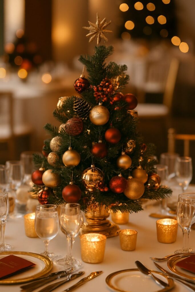 Magical Christmas wedding ceremony
