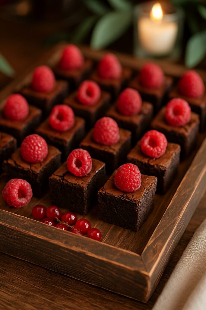 Delicious wedding dessert table