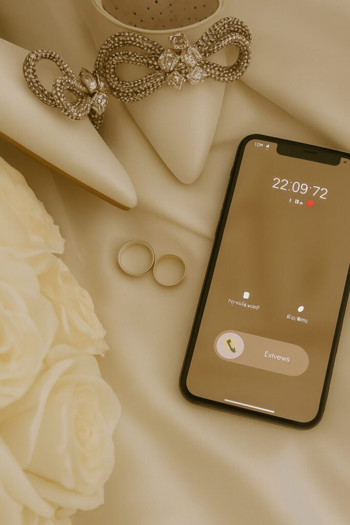 A beautiful wedding moment captured in an elegant and timeless style.