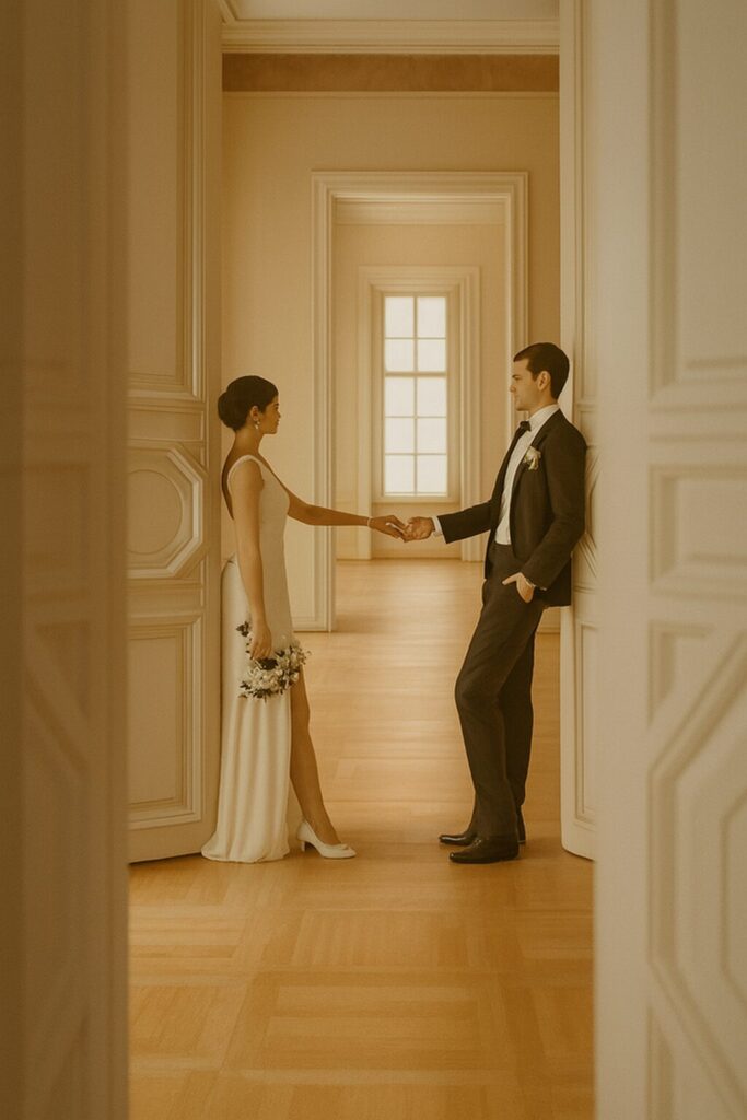 A beautiful wedding moment captured in an elegant and timeless style.
