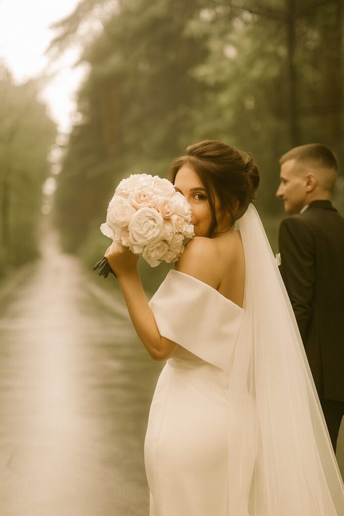 A beautiful wedding moment captured in an elegant and timeless style.