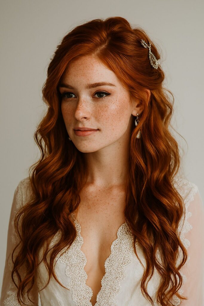 Trendy bridal hair inspiration