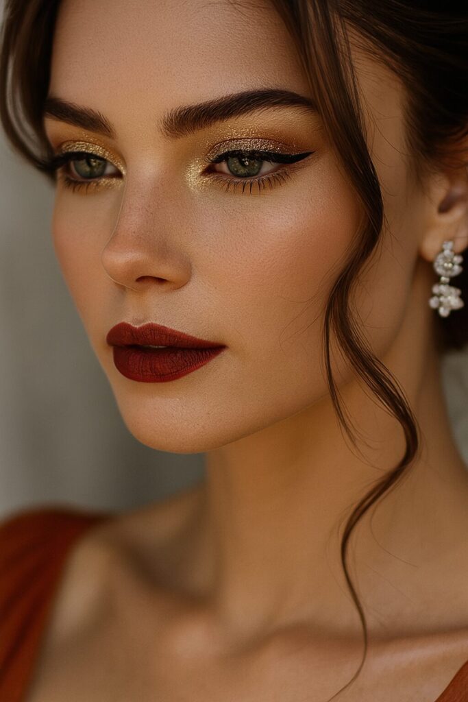 Beautiful bridal makeup look