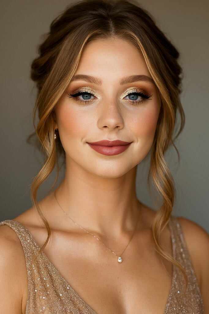 Beautiful bridal makeup look