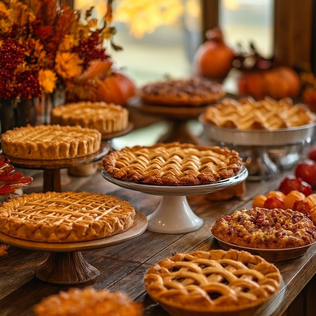 Delicious wedding dessert table