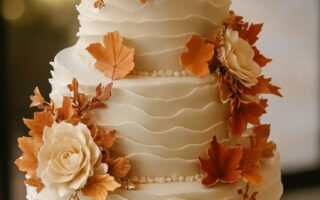 Delicious wedding cake