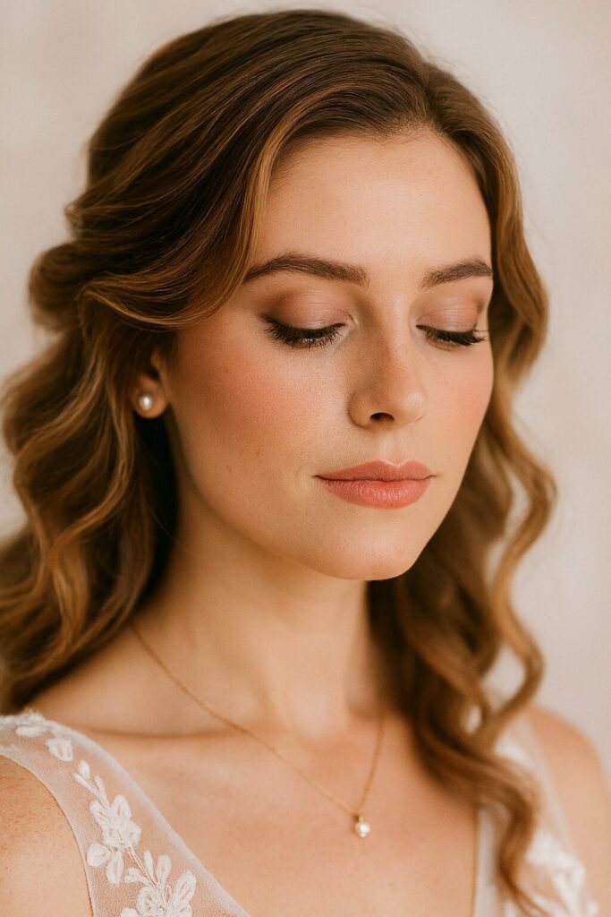 Beautiful bridal makeup look