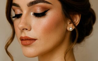 Beautiful bridal makeup look