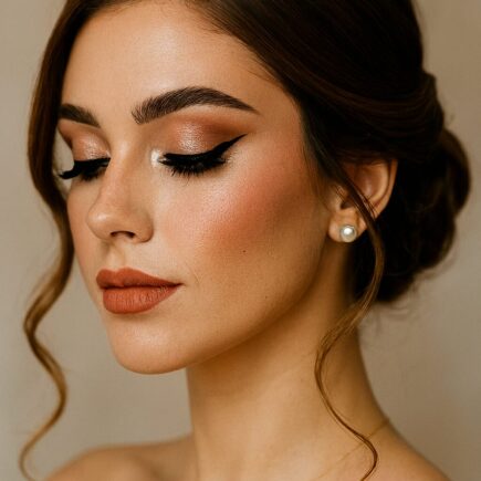 Beautiful bridal makeup look