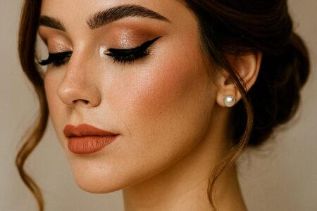 Beautiful bridal makeup look