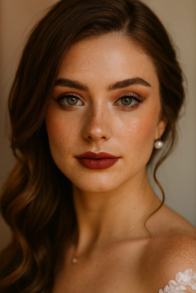 Beautiful bridal makeup look